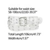 INSPIRE CHIC Women's Clear Grommet Transparent Pin Buckle Waist Belts - 3 of 4