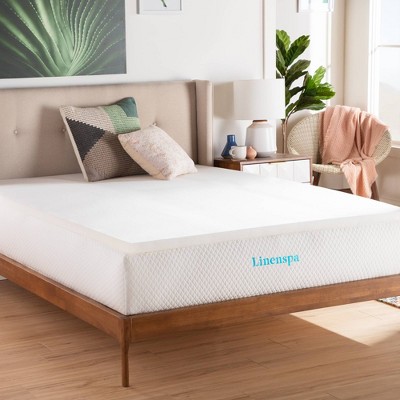 Linenspa 2 inch Gel Infused Memory Foam Mattress Topper - Queen