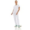 Medichic Women's Medical Scrubs Set- V-Neck with Flare Pant - 2 of 4