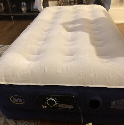 Serta 16 Twin Air Mattress with 4 Comfort Plus Pump