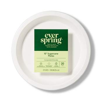 Stock Your Home White Paper Plates, 9 inch, 200 Count