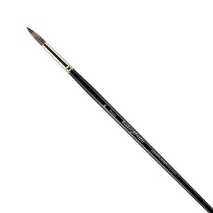 Creative Mark Hamburg Premiere Professional Oil Painting Brushes - Round Oil Paint Brush - Handmade in Germany, Natural & Synthetic Hair Blend, Long - 1 of 4