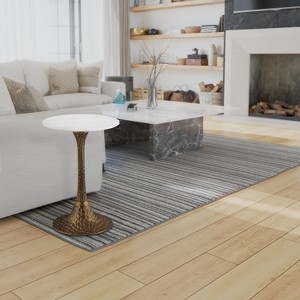 Royal Hampton Accent Side Table with 14.5 Inch Round White Marble Top and Hammered Pedestal Base - 1 of 4