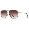 WMP Eyewear Flat Gradient Lens Oversized Aviator Sunglasses - 2 of 4