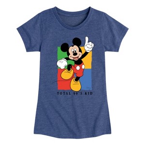 Girls' - Disney - Total 90s Kid Fitted Short Sleeve Graphic T-Shirt - 1 of 4