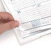 Desk Pad, 21.75 x 17, White Sheets, Black Binding, Clear Corners, 12-Month (Jan to Dec): 2026 - 2 of 4