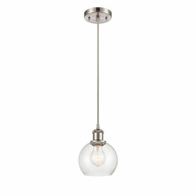Athens - 1 Light Mini Pendant In Industrial Style-9.88 Inches Tall and 6 Inches Wide
