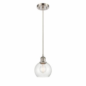 Athens - 1 Light Mini Pendant In Industrial Style-9.88 Inches Tall and 6 Inches Wide - 1 of 1