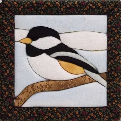 Quilt-Magic No Sew Wall Hanging Kit-Chickadee