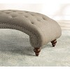 Modern Stylish Brown Color 1pc Chaise Button-Tufted Nailhead Trim w Bolster Pillow Comfortable Living Room Furniture Solid wood and Plywood Frame - 3 of 4