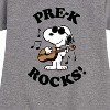 - Peanuts - Pre-K Rocks Graphic Short Sleeve Fleece Dress - 2 of 4