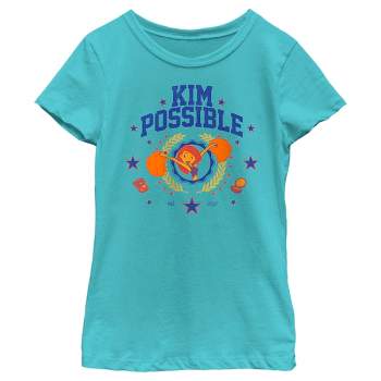 Girl's Kim Possible Cheerleader Kim Est. 2002 T-Shirt