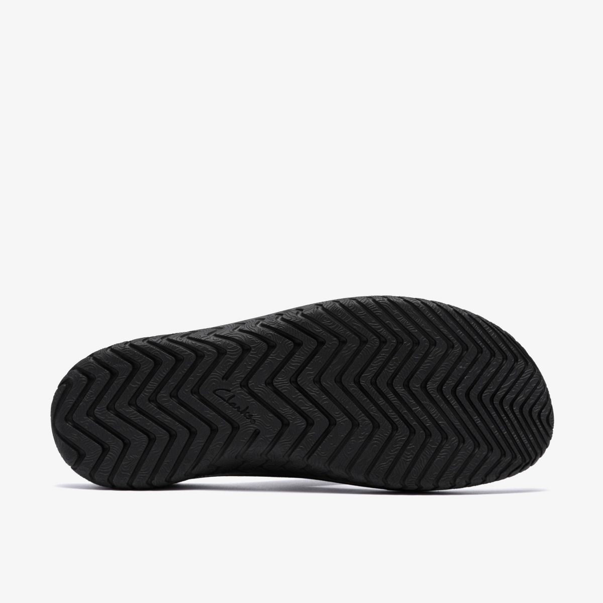 Clarks Mens Wesley Surf Black Leather Sandals - thumbnail 3
