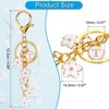 Unique Bargains  Metal Small Beautiful Personalized Flower Keychain for Handbag Purse - 2 of 4