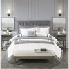 Heritage Comforter Quilt Combo Set - Modern Luxury Design, All Season Down Alternative Bedding, Matching Shams, Decorative Pillows - 4 of 4