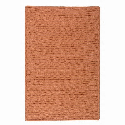 Colonial Mills Simply Home Solid Area Rug - Rust 3' square