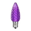 Novelty Lights C7 LED Faceted Christmas Replacement Bulbs Dimmable 25 Pack - 3 of 4