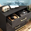 3 Drawer Dresser for Bedroom, Modern Wood Dressers Chest of Drawers with Storage - 4 of 4