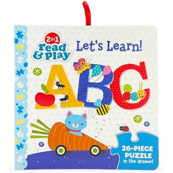 Let's Learn ABC - (2 in 1 Read & Play) by  Rufus Downy (Hardcover)