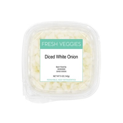 Diced White Onion - 5oz