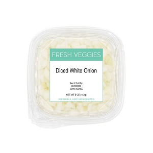Diced White Onion - 5oz - 1 of 4