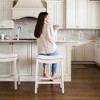 Maven Lane Adrien Backless Saddle Kitchen Stool - 3 of 4
