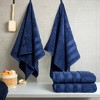 American Soft Linen 4 Piece 100% Cotton 27x54" Salem Bath Towel Set - 2 of 4