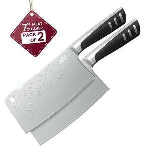 Lux Decor 7-Inch Meat Cleaver Ultra Sharp Butcher Knife High Carbon Stainless Steel Professional Chef Knife for Meat & Vegetables - 1 of 4
