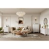 Acekool 48” Tall White Dresser, 5-Drawer Chest for Bedroom, Vintage Storage Cabinet for Closet, Living Room, Hallway - 3 of 4
