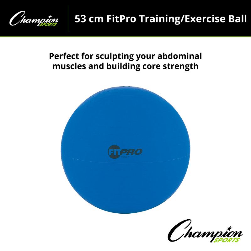 Champion Sports FitPro Training & Exercise Ball, 2 of 6