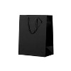 JAM PAPER Glossy Gift Bags with Rope Handles Large 10 x 5 x 13 Black Bulk 100 Bags/Pack (673GLBL100) - 3 of 4
