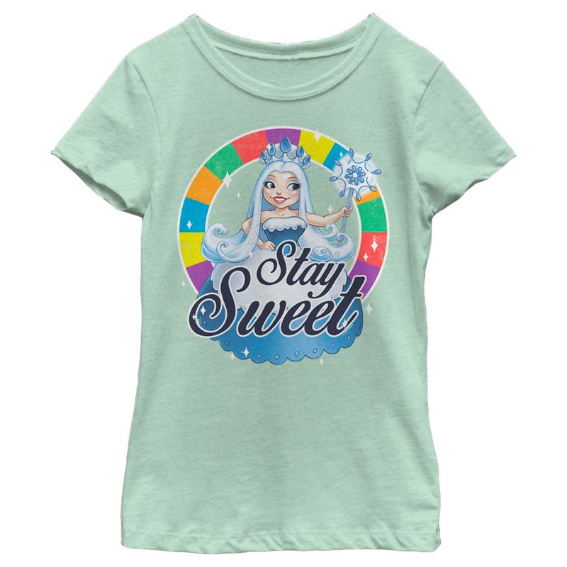 Girl's Candy Land Stay Sweet Queen Frostine T-Shirt, 1 of 5