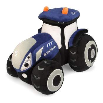 Universal Hobbies Kids New Holland T7 Blue Power Soft Plush Toy Tractor UHK1155