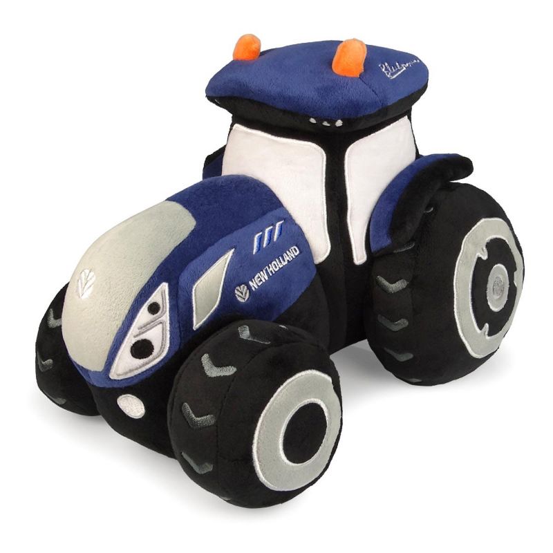 Universal Hobbies Kids New Holland T7 Blue Power Soft Plush Toy Tractor UHK1155, 1 of 7