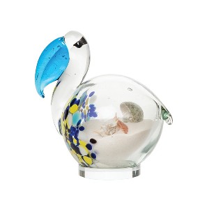 Beachcombers Glass Pelican Figurine - 1 of 2