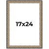 PosterPalooza | Ornate Silver Picture Frame - UV Acrylic, Foam Board Backing, Hanging Hardware - 2 of 4