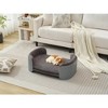 Lyngins Elevated Cat and Dog Sofa Bed with Removable Cover – Indoor/Outdoor Pet Sofa for Small Dogs and Medium Cats, Scandinavian Style Cat Couch Bed - 2 of 4