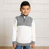 Hope & Henry Boys' Organic Long Sleeve Colorblock Half Zip Pullover Sweater, Infant - image 4 of 4