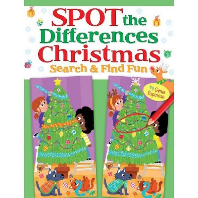 Spot the Differences Christmas - (Dover Children's Activity Books) by  Genie Espinosa (Paperback)