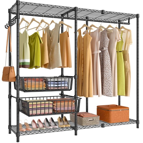 Vipek V9 Garment Racks Clothing Rack Heavy Duty Clothes Rack With 4 ...