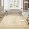 Racxily Area Rug, Braided Jute Rug for Living Room, Bedroom, Playroom, Off-White - 3 of 4