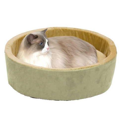 Ku0026h Pet Products Thermo-kitty Bed Large Sage 20 4w : Target