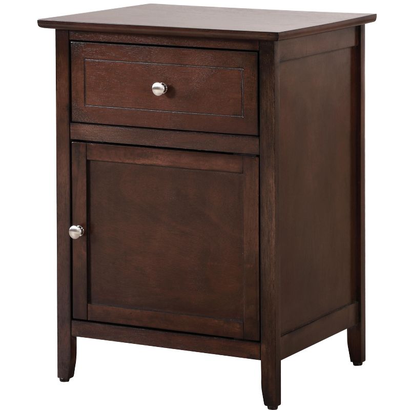 Passion Furniture Lzzy 1-Drawer Nightstand (25 in. H x 19 in. W x 15 in. D), 2 of 6