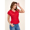 WEST K Women's Stephanie Cowl Neck Top - 2 of 4