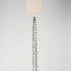 Hello Lux Mixed Metal Link Chain Phone Crossbody Strap - Silver - 2 of 4