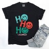 S.W.Smiley Ho Ho Ho Stacked - Garment Dyed Tee - 3 of 3