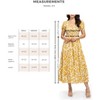 August Sky Women's Smocked Floral Midi Dress - 4 of 4