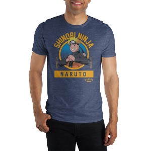 Shinobi Ninja Naruto Men's Blue T-Shirt Tee Shirt - 1 of 1