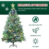6.5ft Pre-Lit Artificial Christmas Tree with 350 Warm White  Lights, 1000 Trunk Tips & Metal Stand, Includes Star Topper for Home - 4 of 4
