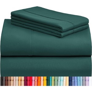 LuxClub 4-7 PC Silky Soft Cooling Deep Pocket Performance Sheet Set - 1 of 4